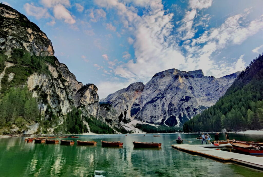 Pragser Wildsee Bootsverleih - idyllisch ist es ja, aber sauteuer