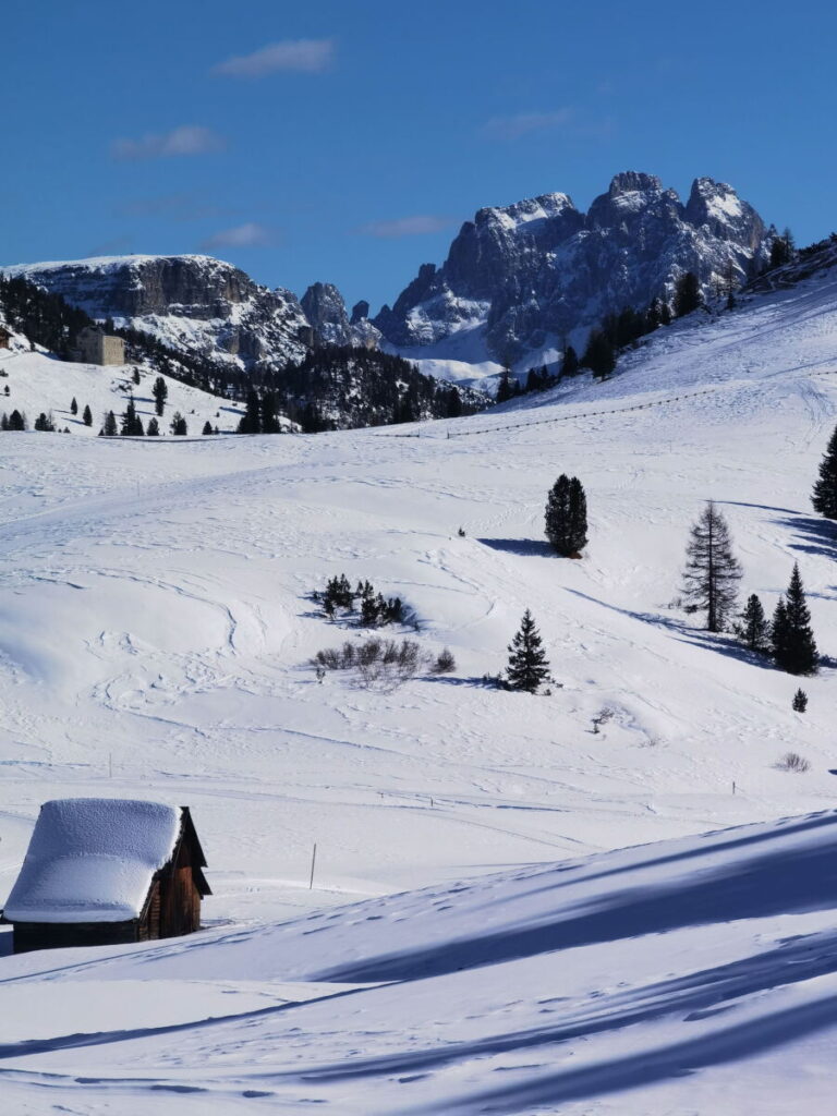 Das ist die Plätzwiese - Highlight im winterlichen Pragsertal