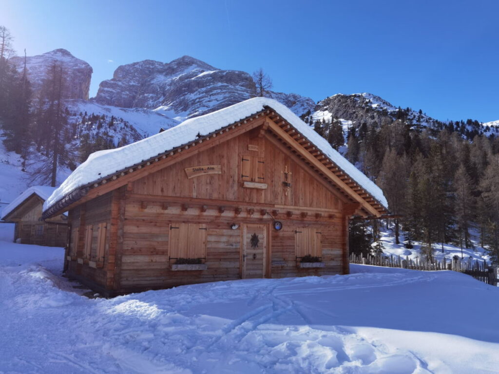 Einer der schönsten Flecken auf unserer Plätzwiese Winter - Tour